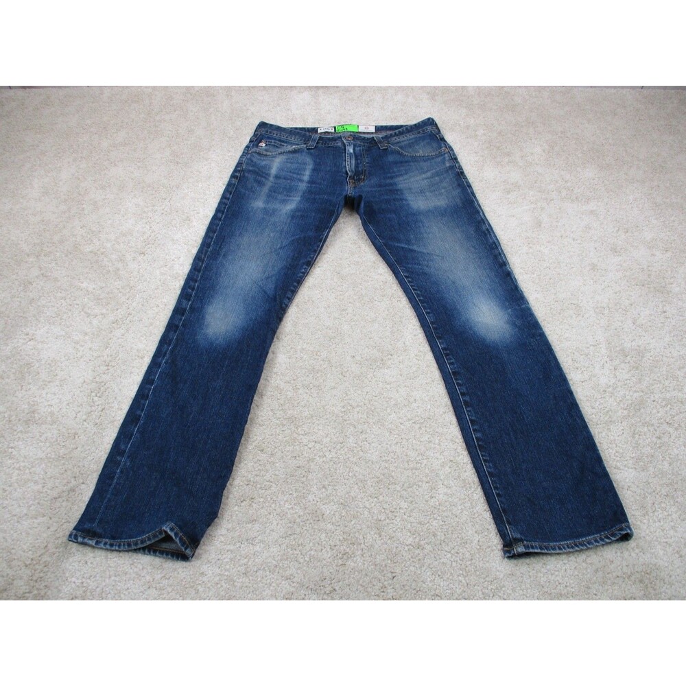 AG Adriano Goldschmied Jeans Mens 32 Blue Denim B Type II Straight Leg USA 32x29